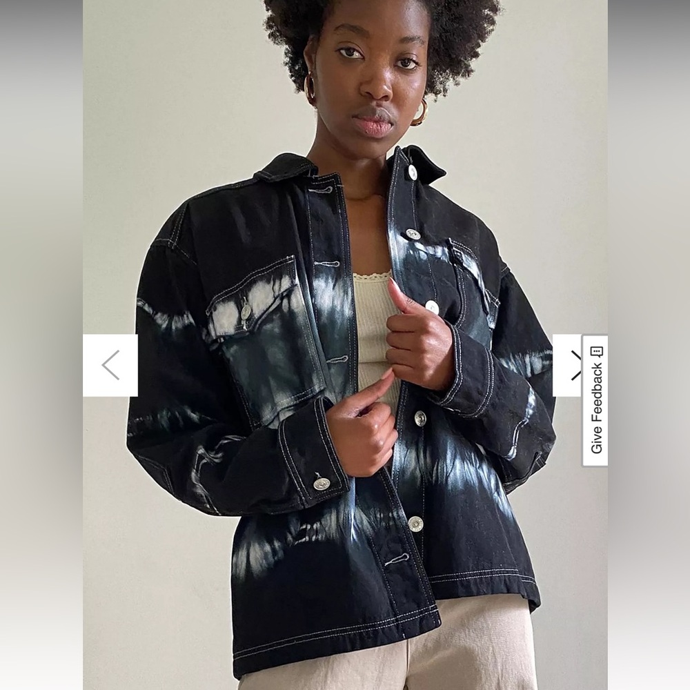 Urban Outfitters BDG Mono Tie Denim Jacket